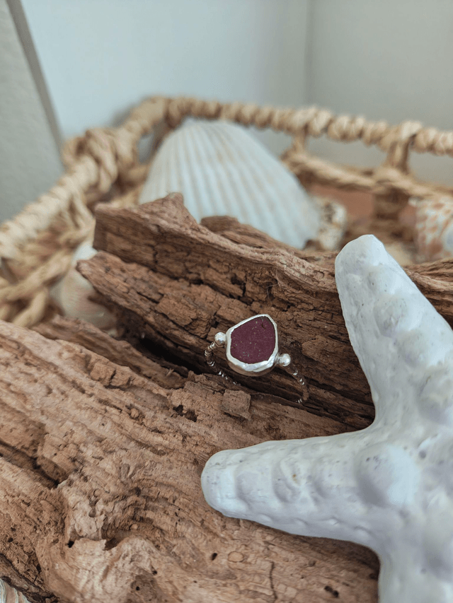 Ocean Garnet Ring