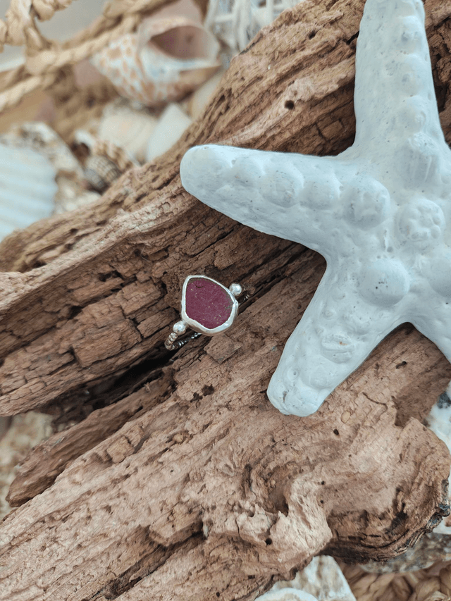 Ocean Garnet Ring