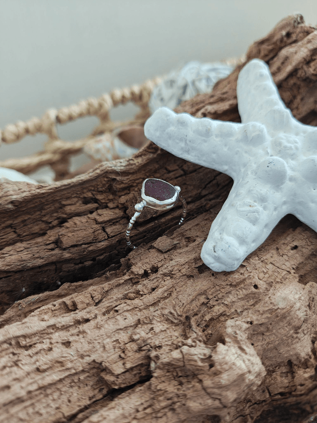 Ocean Garnet Ring
