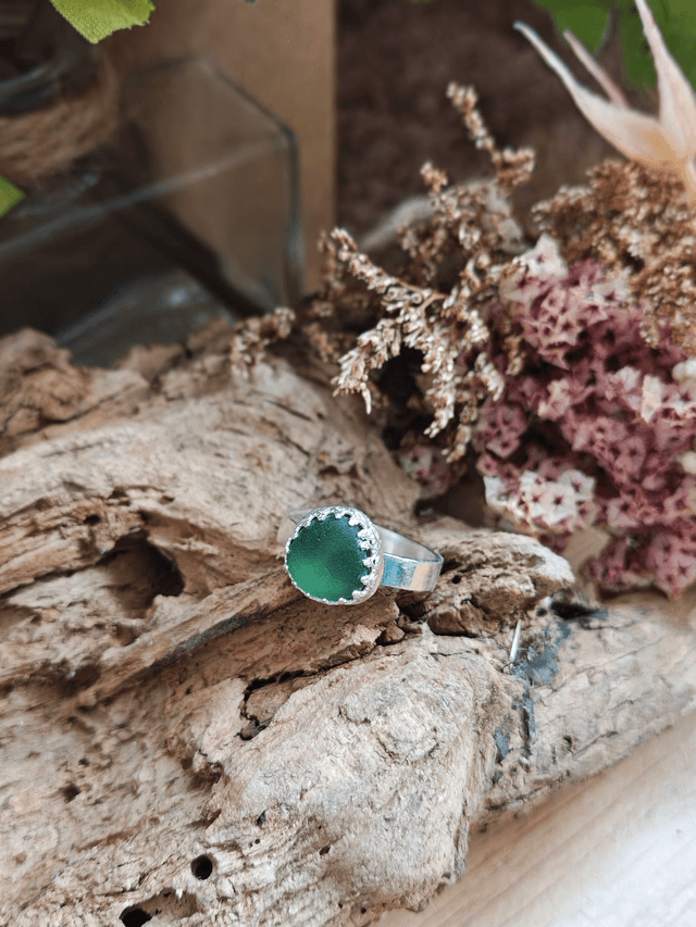 Emerald Crown Ring